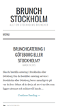 Mobile Screenshot of brunchstockholm.se